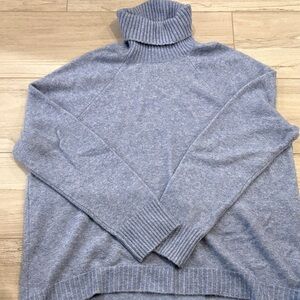 J. Crew Blue Turtleneck Sweater XL NWOT